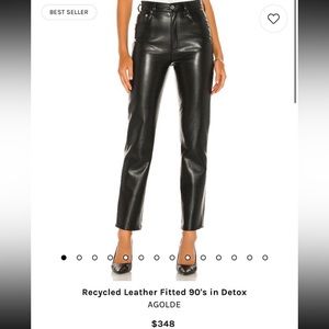 Agolde Recycled Vegan Leather Pant
